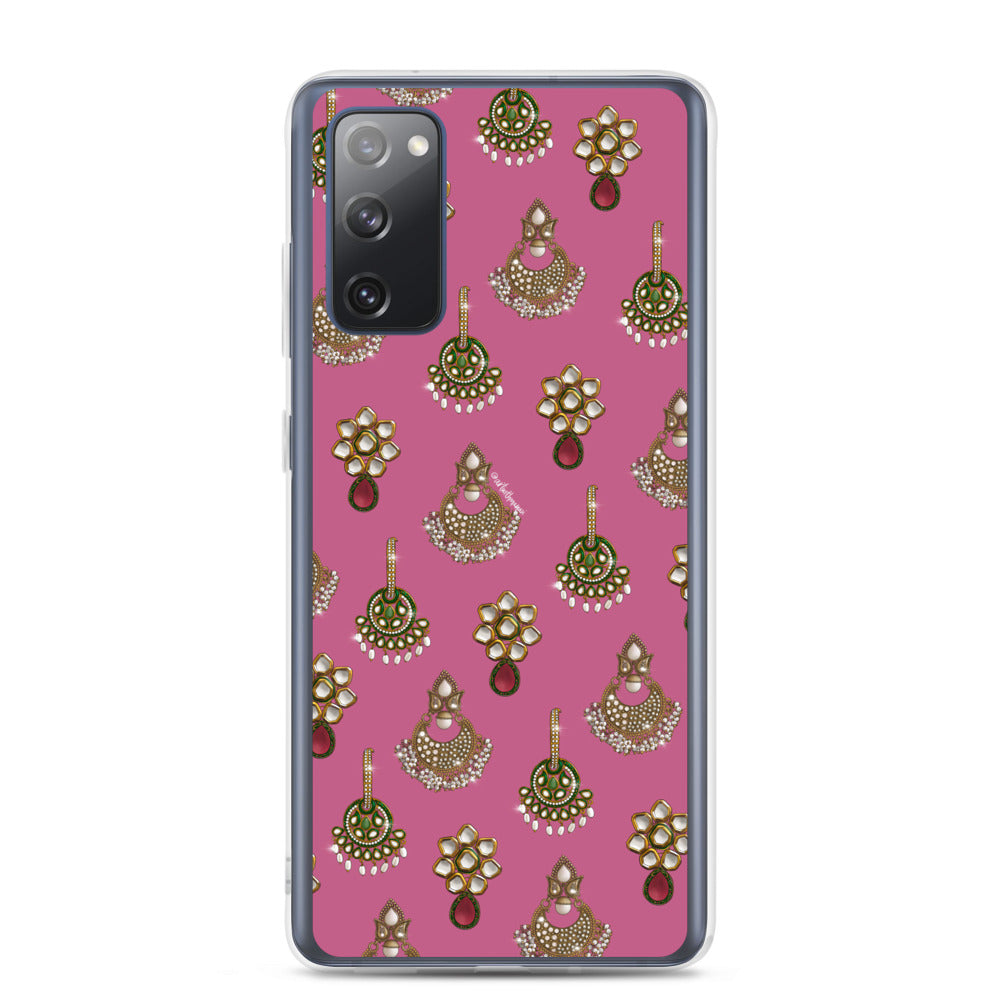 Desi Earrings Pink Phone Case: Samsung