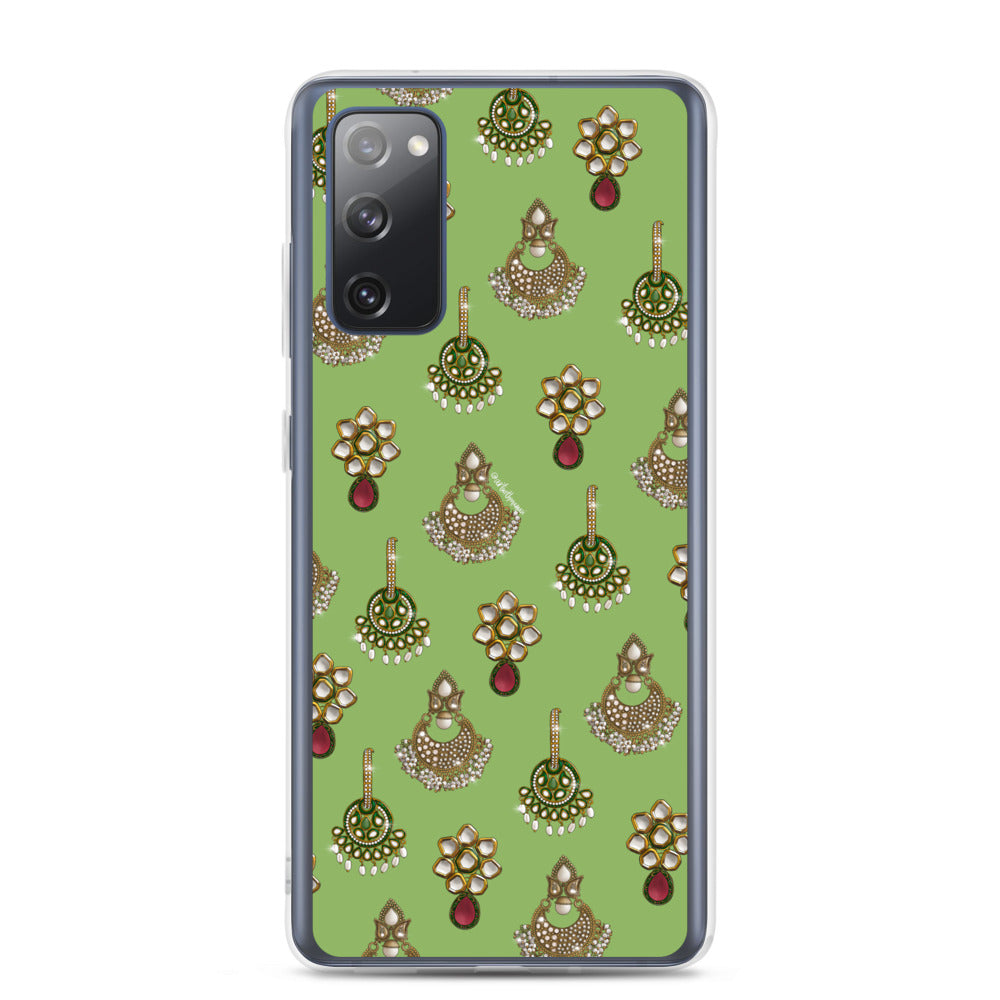 Desi Earrings Green Phone Case: Samsung