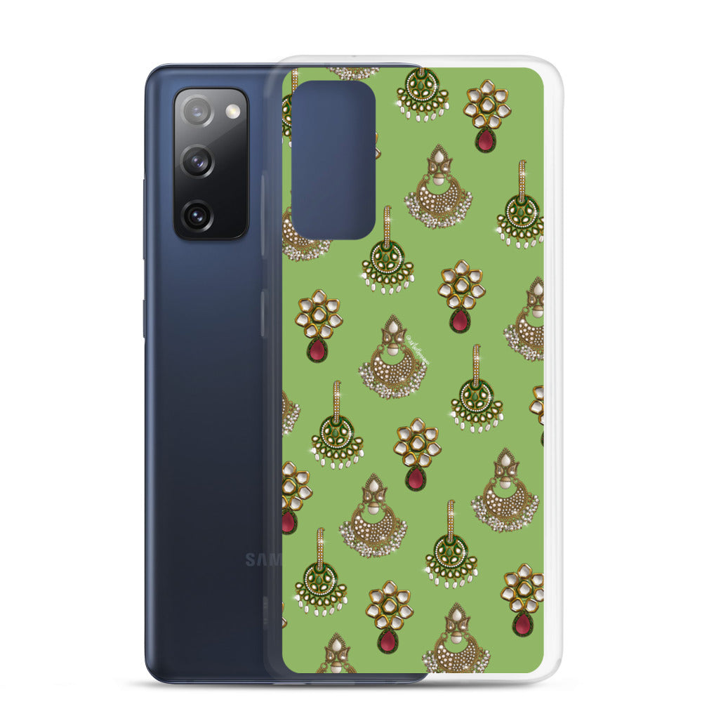 Desi Earrings Green Phone Case: Samsung