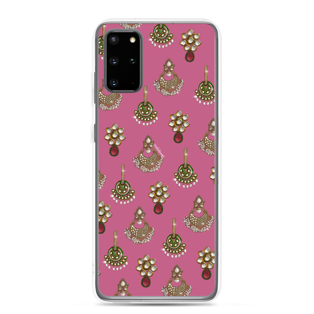 Desi Earrings Pink Phone Case: Samsung