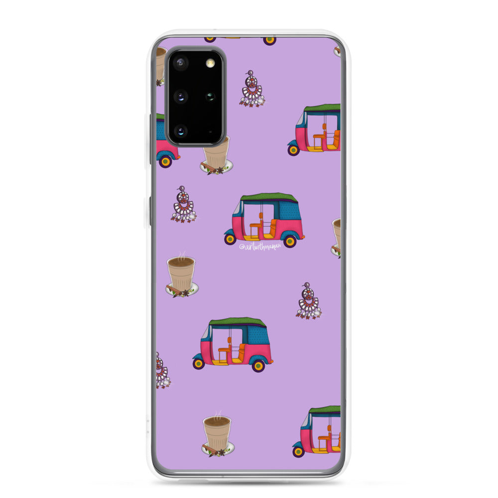 Auto, Earrings, and Chai Purple Phone Case: Samsung