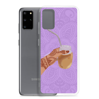 Iced Coffee Mendhi Hands Phone Case: Samsung