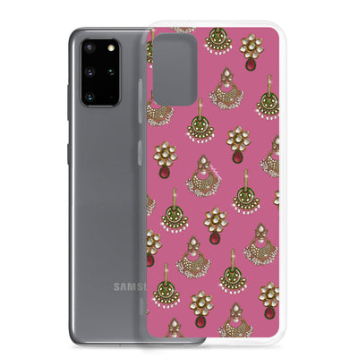 Desi Earrings Pink Phone Case: Samsung