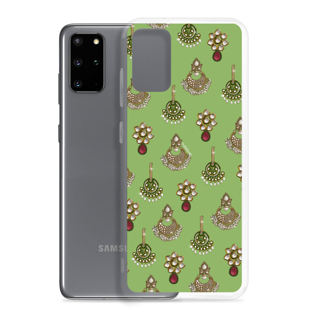 Desi Earrings Green Phone Case: Samsung