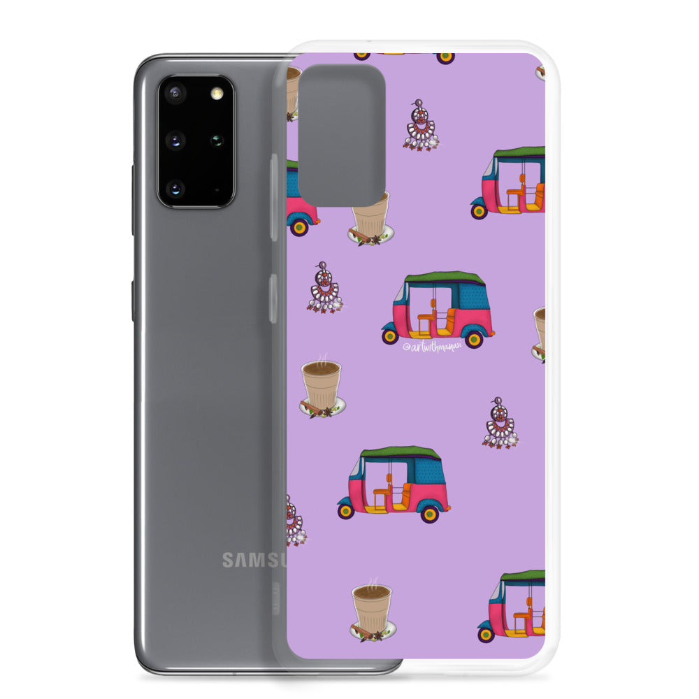 Auto, Earrings, and Chai Purple Phone Case: Samsung