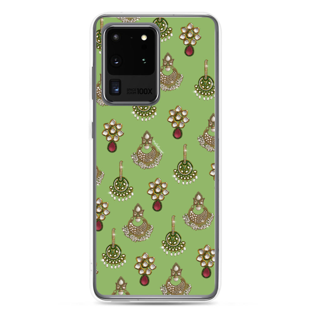 Desi Earrings Green Phone Case: Samsung