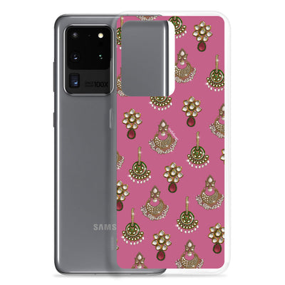 Desi Earrings Pink Phone Case: Samsung