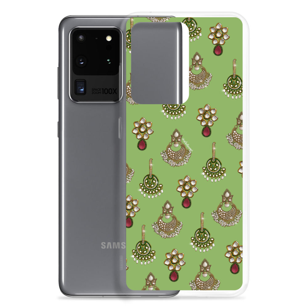 Desi Earrings Green Phone Case: Samsung