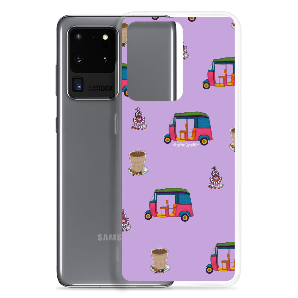 Auto, Earrings, and Chai Purple Phone Case: Samsung