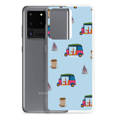 Auto, Earrings, and Chai Blue Phone Case: Samsung