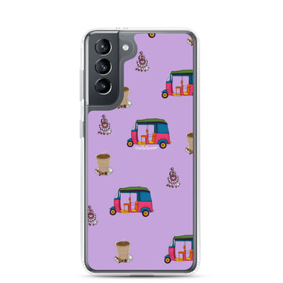 Auto, Earrings, and Chai Purple Phone Case: Samsung