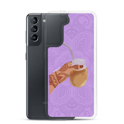 Iced Coffee Mendhi Hands Phone Case: Samsung