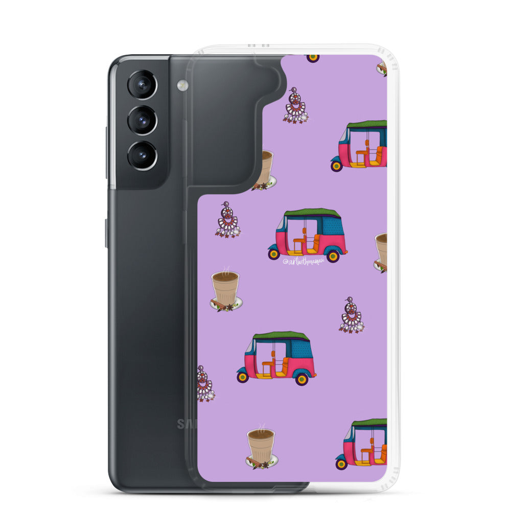 Auto, Earrings, and Chai Purple Phone Case: Samsung