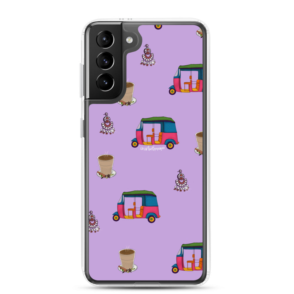 Auto, Earrings, and Chai Purple Phone Case: Samsung