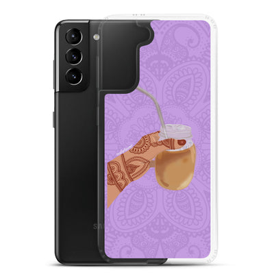 Iced Coffee Mendhi Hands Phone Case: Samsung