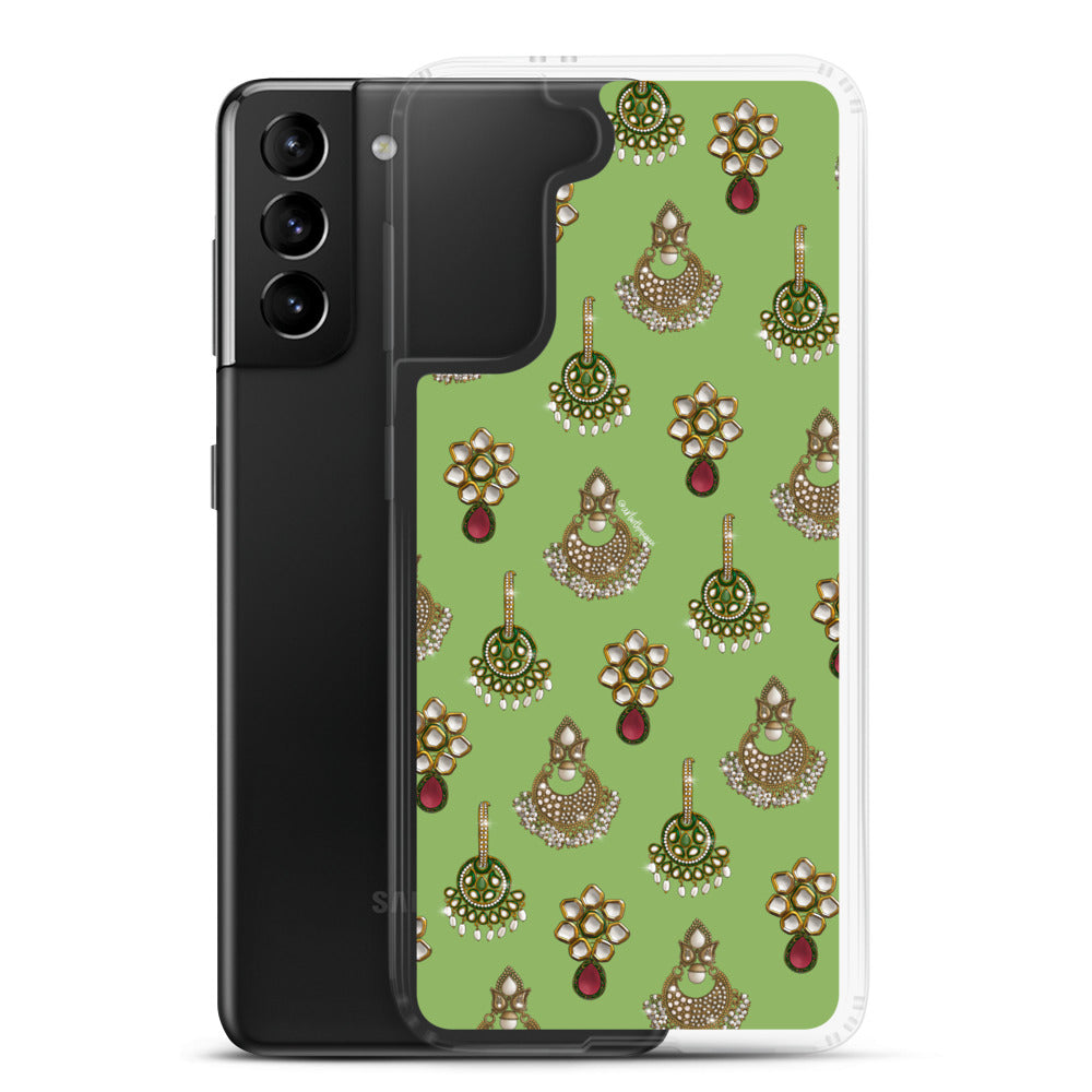 Desi Earrings Green Phone Case: Samsung