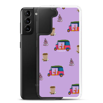 Auto, Earrings, and Chai Purple Phone Case: Samsung