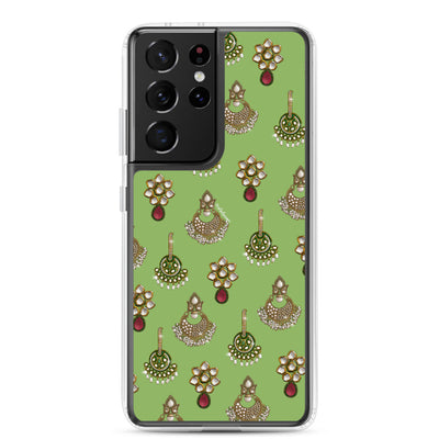 Desi Earrings Green Phone Case: Samsung