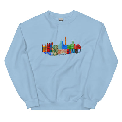 Washington D.C. Fabric Skyline Sweatshirt