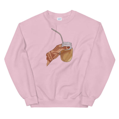 Iced Coffee Mendhi Hands Sweatshirt