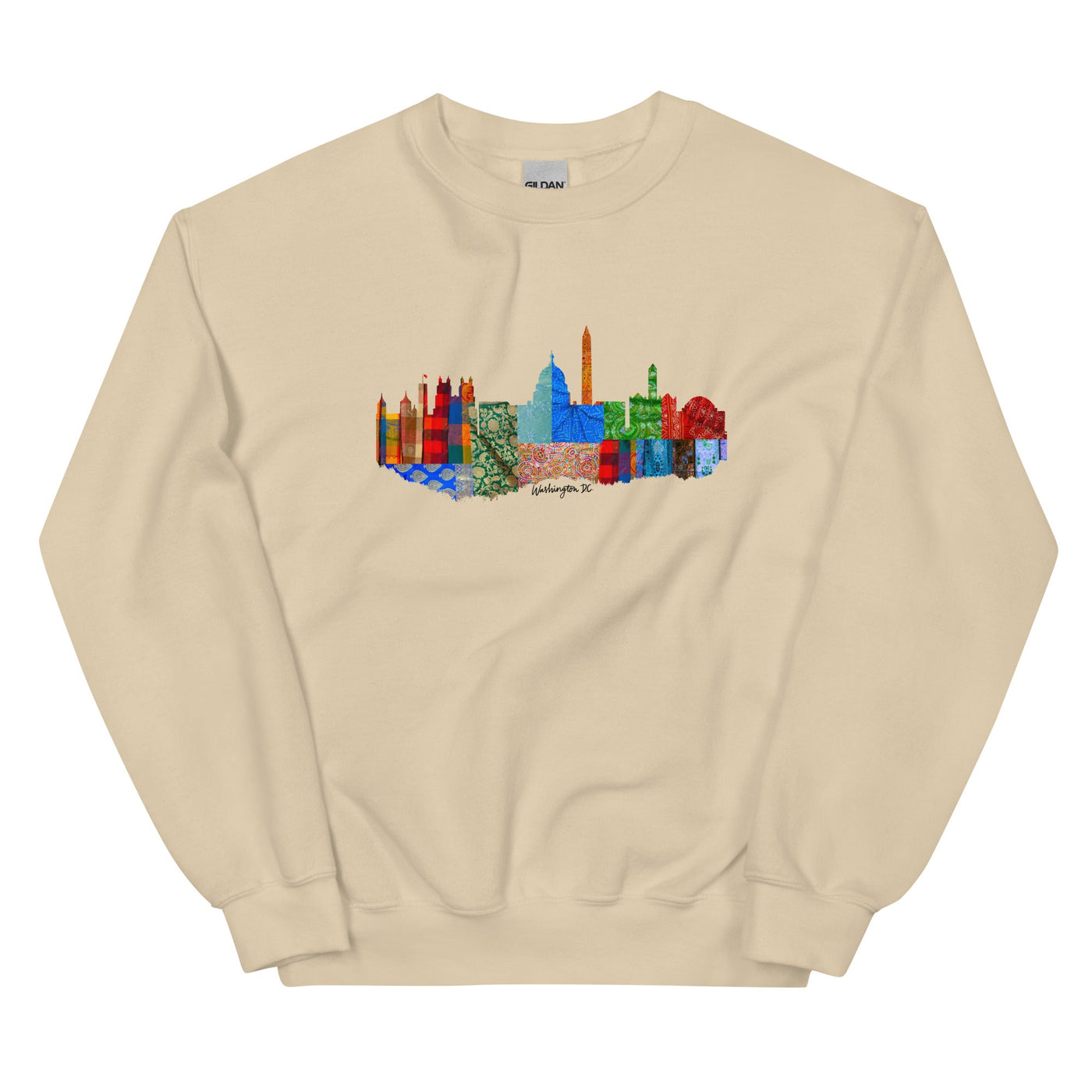 Washington D.C. Fabric Skyline Sweatshirt