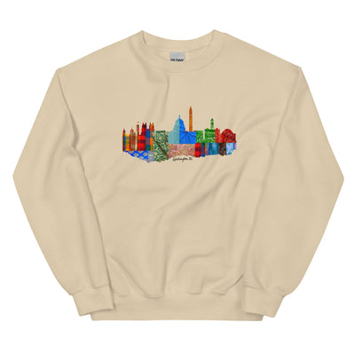 Washington D.C. Fabric Skyline Sweatshirt