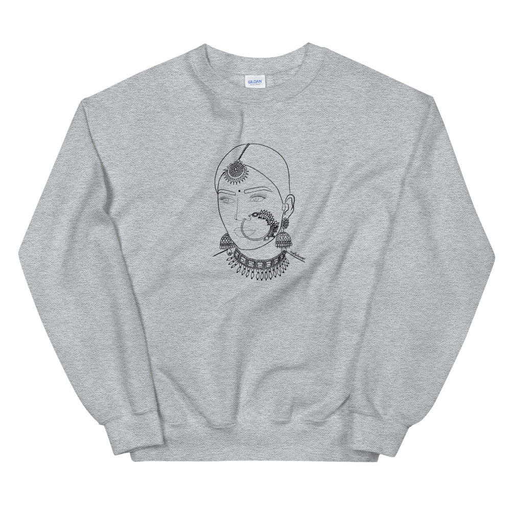 Line Drawing Desi Rani Sweatshirt