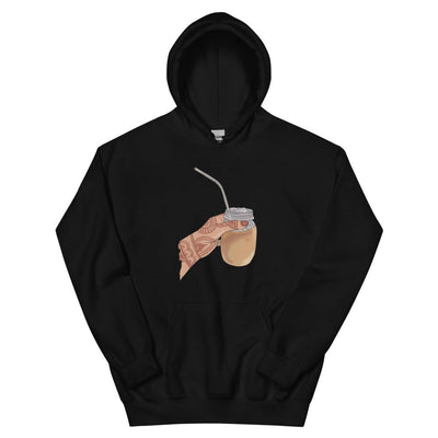 Iced Coffee Mendhi Hands Hoodie