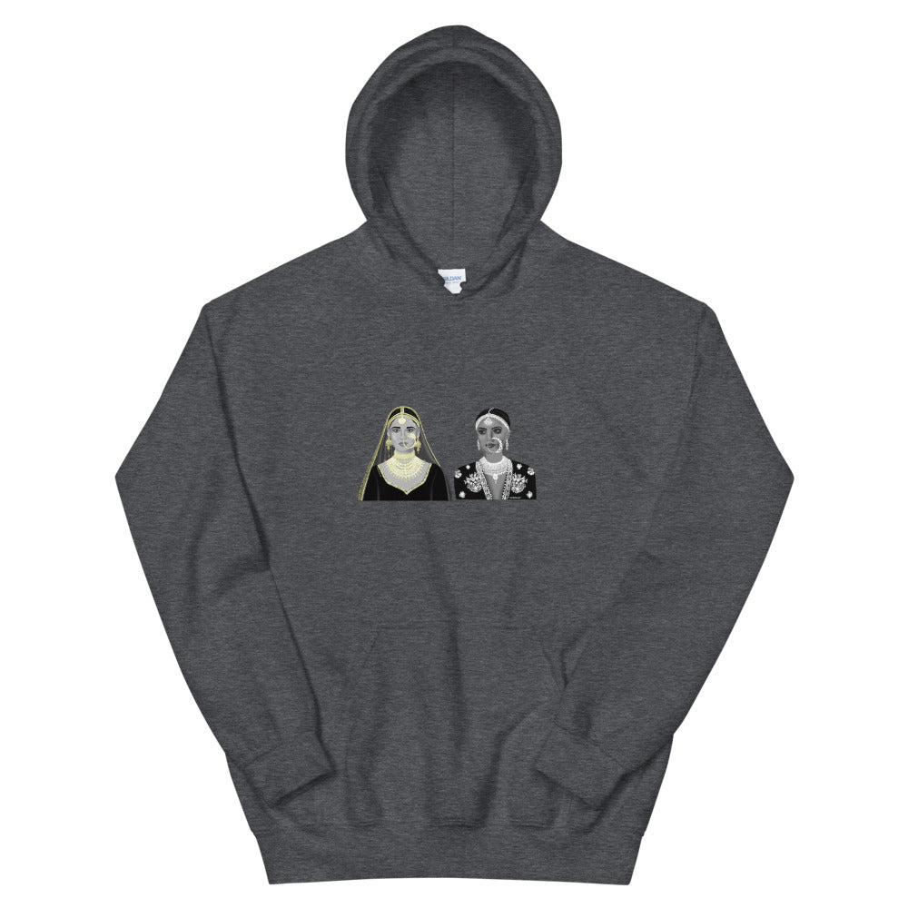 Black and White Rani Hoodie