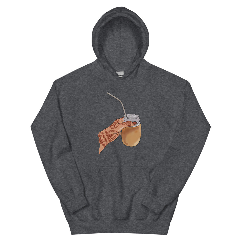 Iced Coffee Mendhi Hands Hoodie