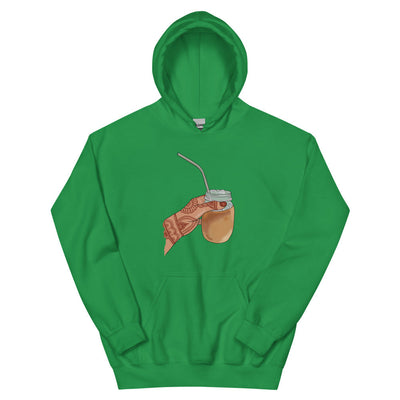 Iced Coffee Mendhi Hands Hoodie