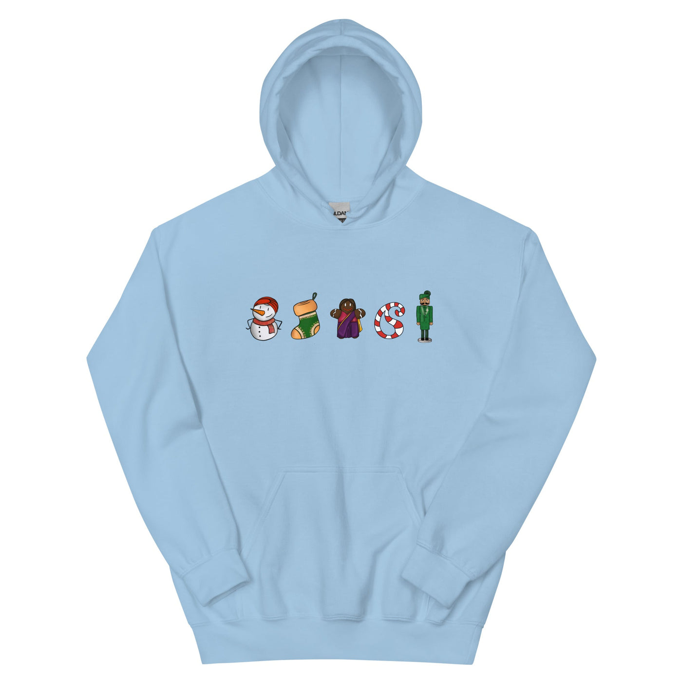 Desi Christmas Elements Hoodie