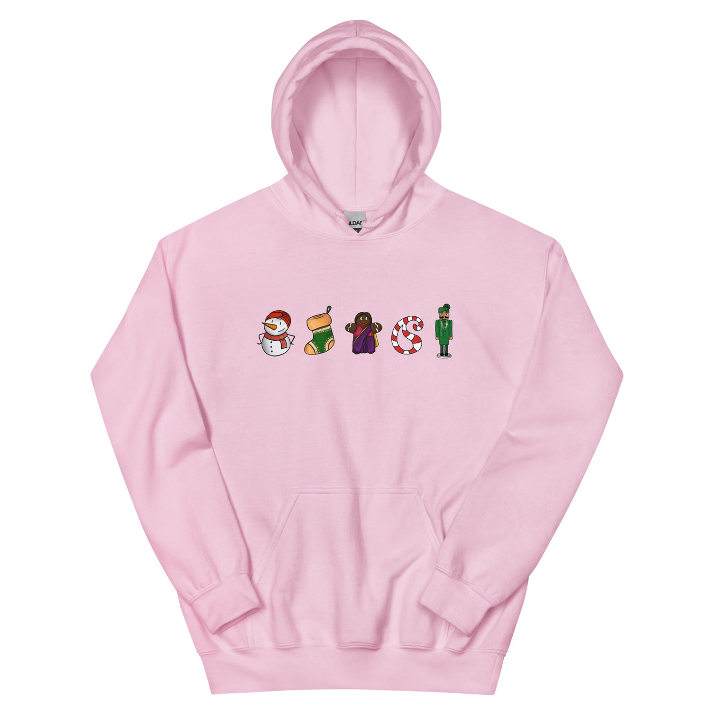 Desi Christmas Elements Hoodie