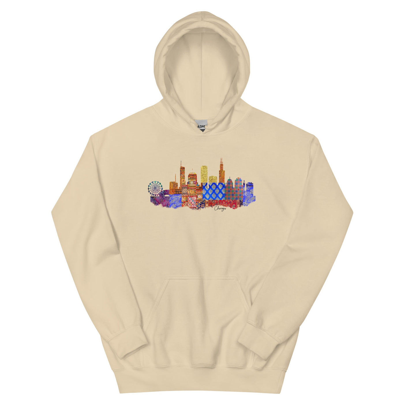 Chicago Fabric Skyline Hoodie