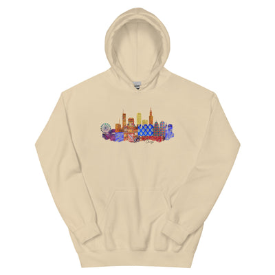 Chicago Fabric Skyline Hoodie