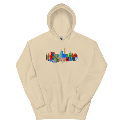 Washington D.C. Fabric Skyline Hoodie