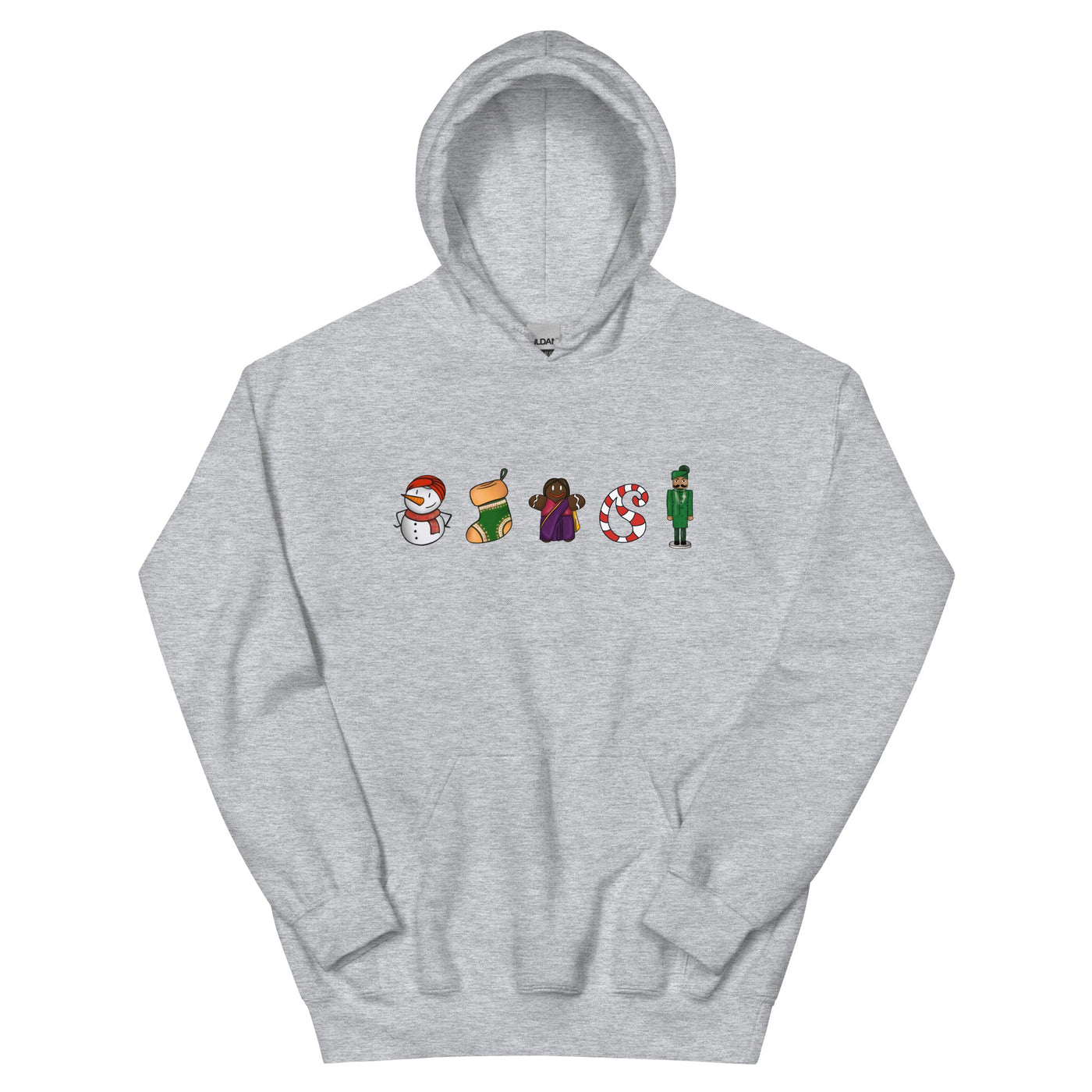 Desi Christmas Elements Hoodie