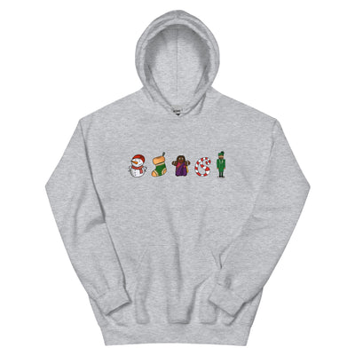 Desi Christmas Elements Hoodie