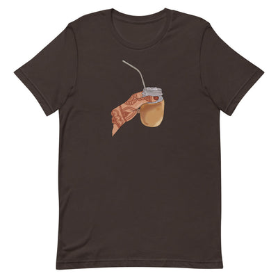 Iced Coffee Mendhi Hands T-Shirt