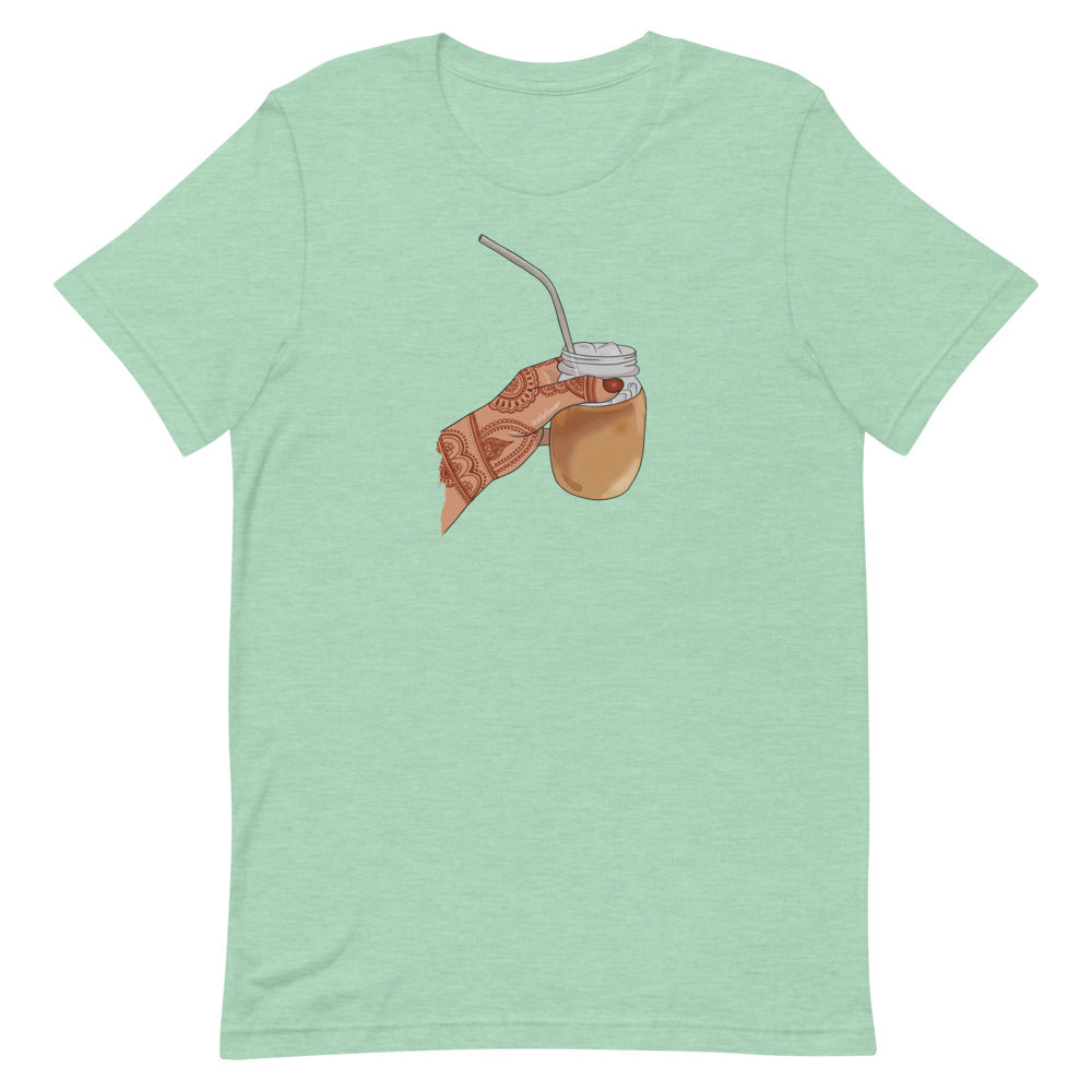 Iced Coffee Mendhi Hands T-Shirt