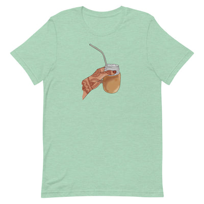 Iced Coffee Mendhi Hands T-Shirt