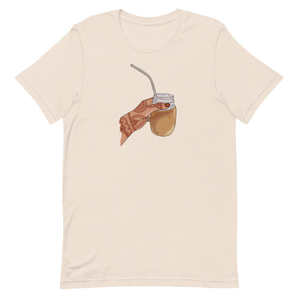 Iced Coffee Mendhi Hands T-Shirt