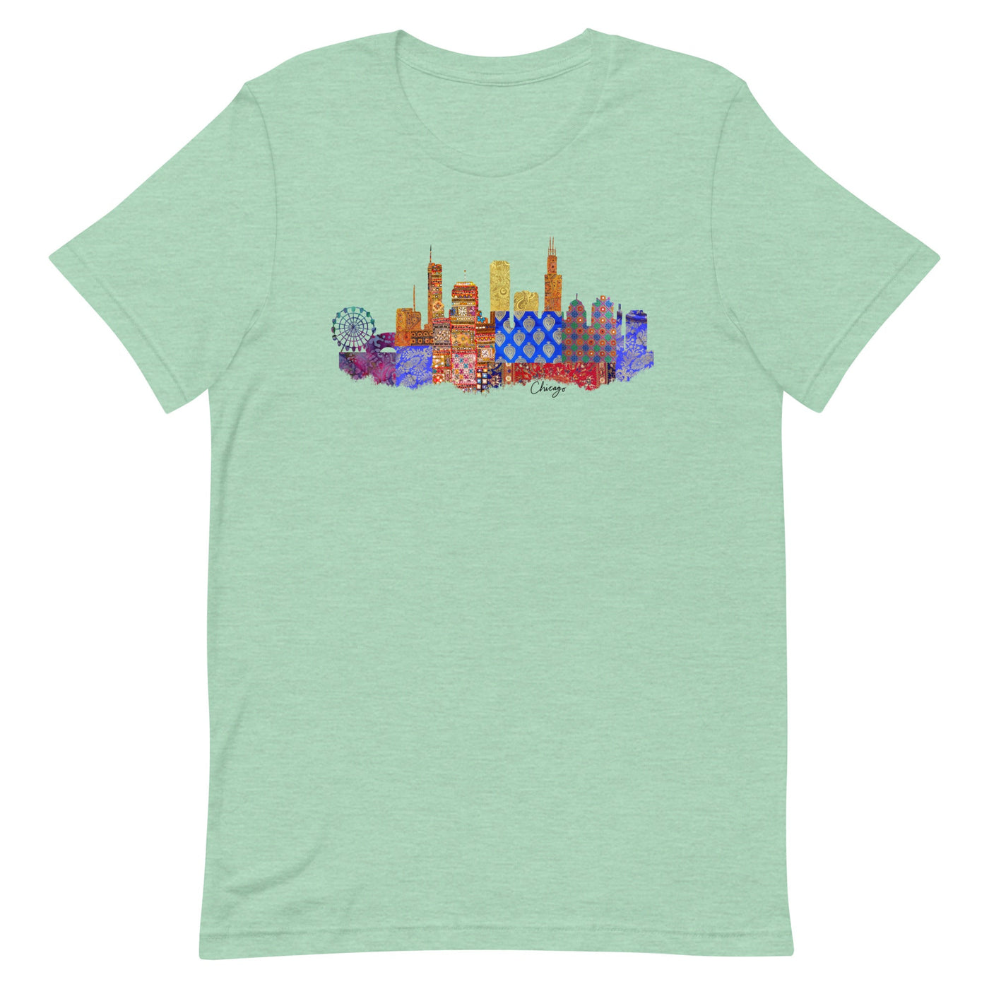 Chicago Fabric Skyline T-shirt