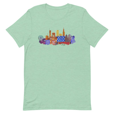 Chicago Fabric Skyline T-shirt