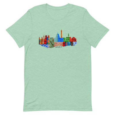 Washington D.C. Fabric Skyline T-shirt