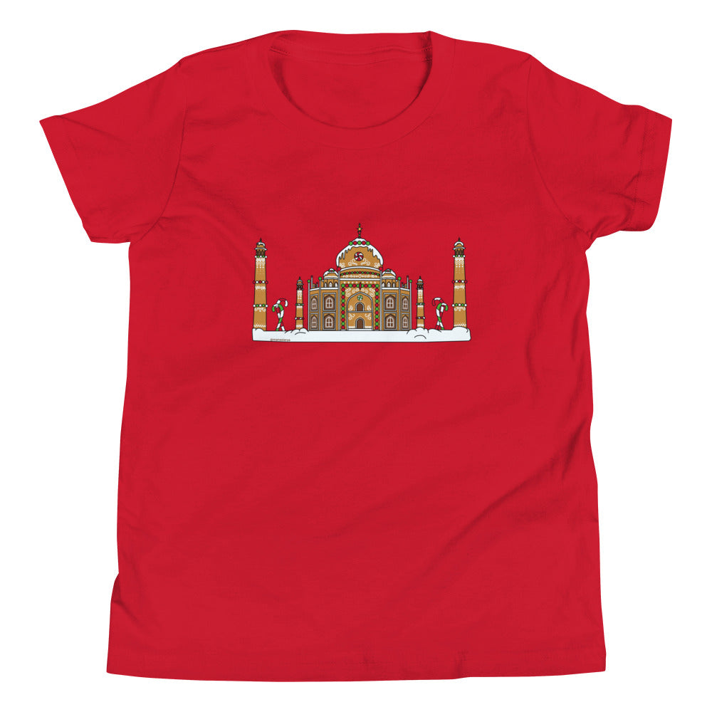 Youth Gingerbread Taj Mahal T-shirt