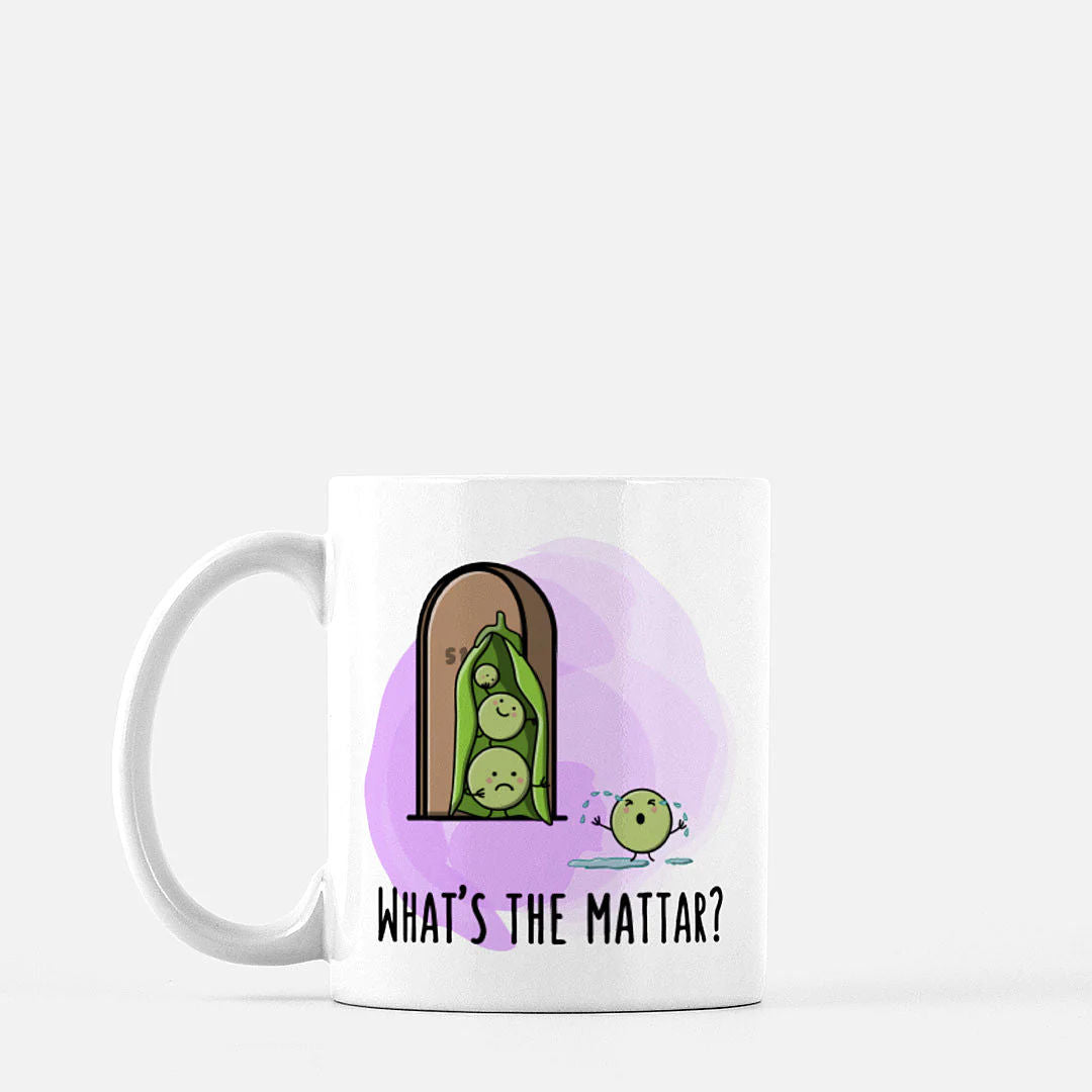What's the Mattar  Mug by The Cute Pista