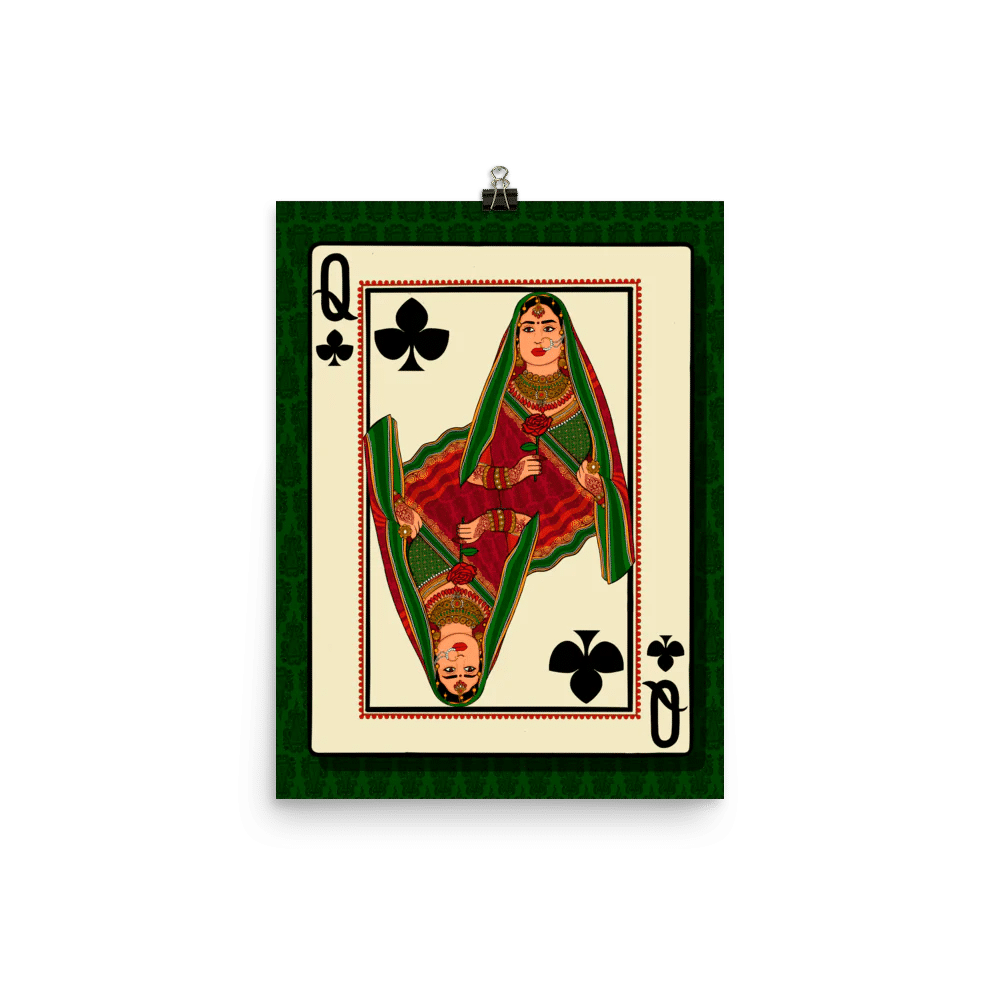 Queen of Clubs - Poster