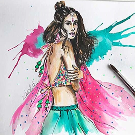 Boho chic at heart - Illustration