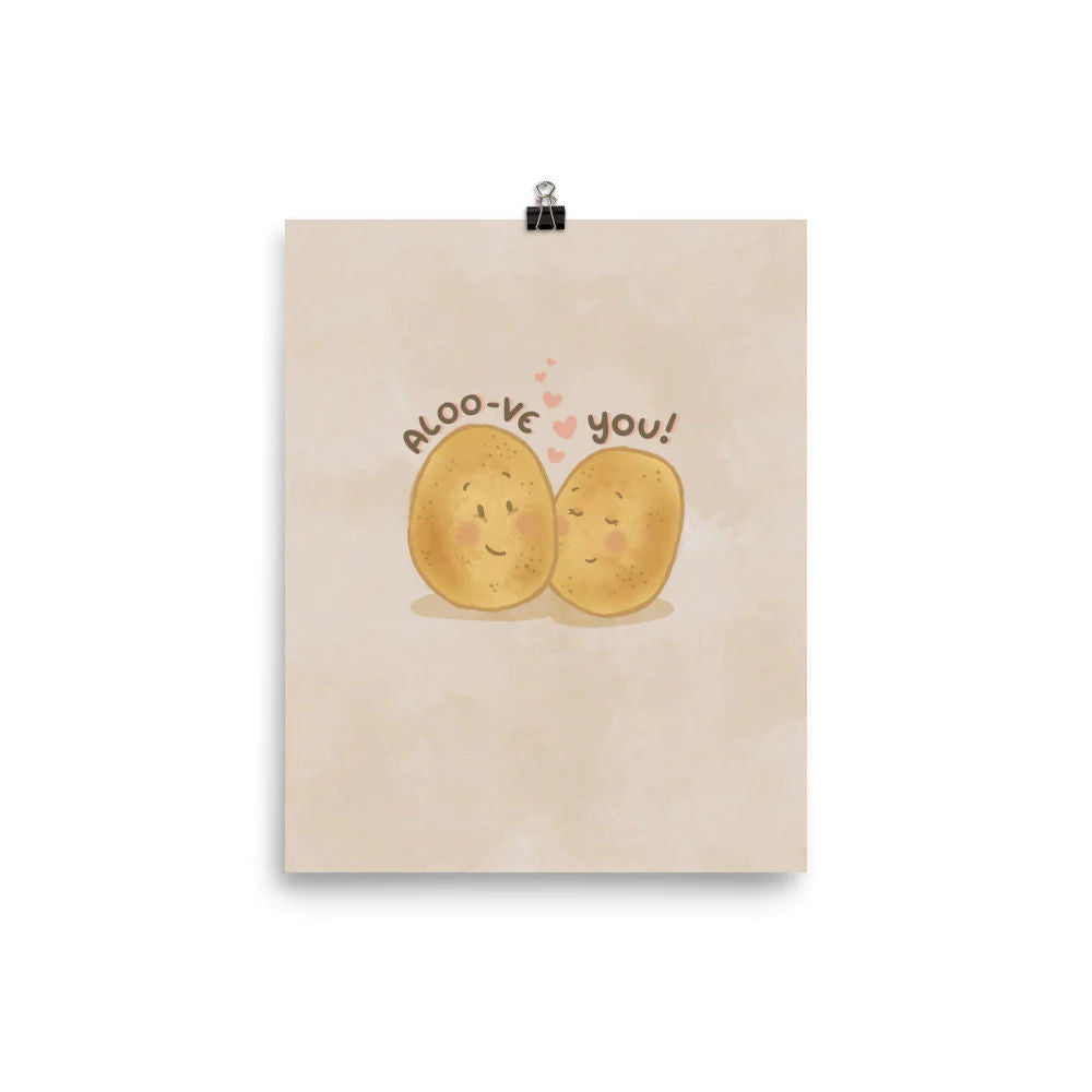 Aloove you - Art Print